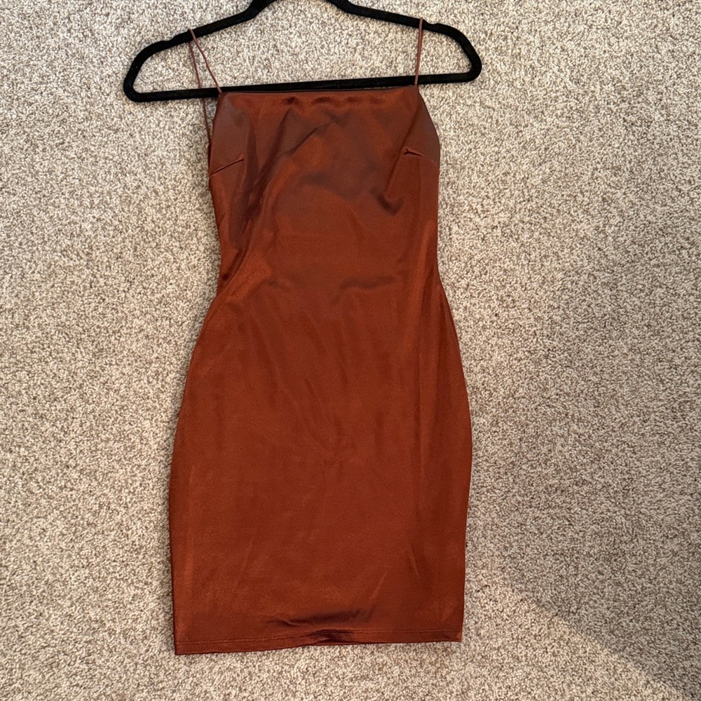 Windsor Copper Mini Dress